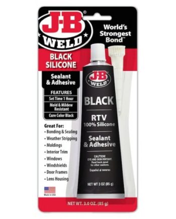JB Weld Black Silicone - Sealant & Adhesive, 85gr
