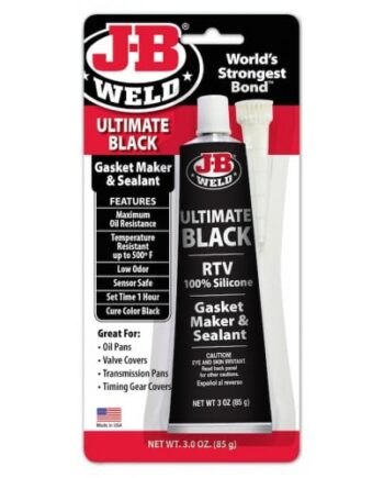 JB Weld Ultimate Black Silicone - Gasket Maker & Sealant, 85gr