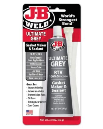 JB Weld Ultimate Grey Silicone - Gasket Maker & Sealant, 85 gr