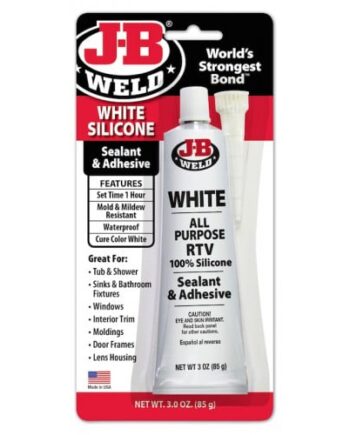 JB Weld - White Silicone - Sealant & Adhesive, 85gr