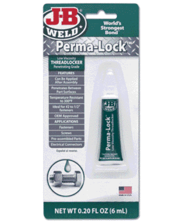 JB Weld - Perma Lock Green - Threadlocker, 6 ml
