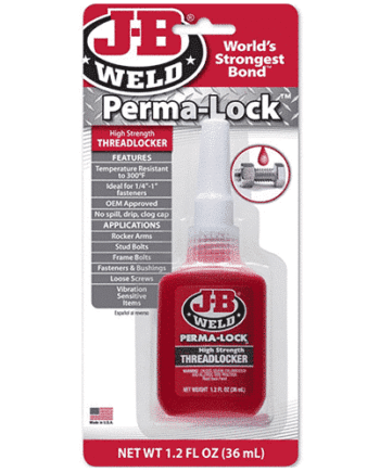JB Weld - Perma Lock Red Threadlocker - High Strength